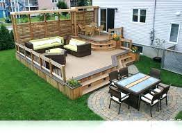 Small Deck Ideas Decorating Porch Design On A Budget Space Saving Diy Backyard Apartment With Stairs Balconies Sea Budget Patio Patio Design Backyard Seating