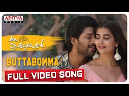 Alavaikunthapurramuloo Buttabomma Full Video Song 4k Allu Arjun Trivikram Thaman S Aa19 Youtu New Movie Song Tamil Songs Lyrics Devotional Songs