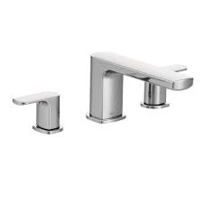 Shop online for the best jacuzzi® faucets, tub and bathtub faucets. Moen Rizon Two Handle Chrome Roman Bathtub Faucet Trim Only At Menards