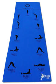 Performing Sun Salutation Gets Easier And Safer With Sun Salutation Yoga Mats Sun Salutation Yoga Mat Yoga