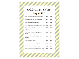 Siobhan is a passionate writer sharing about motivation and happiness tips on lifehack. Old Wives Tales Gender Reveal Games Magical Printable