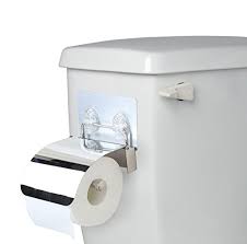 You can purchase a standard holder that mounts to a wall or cabinet or a freestanding type that holds your current roll, extra rolls, or both. Buy Ezhome Non Permanent Adhesive Stainless Steel Toilet Paper Holder Replace Without Making Holes In Your Rv For Rv Small Bathroom Side Of Tank Neat Toilet Paper Reserve Holder Bath Tissue Online In Thailand B01djxws86