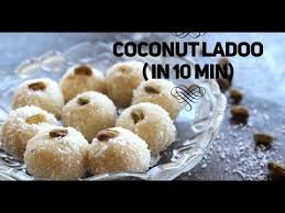 Coconut Ladoo Recipe With Condensed Milk Quick And Easy Indian Sweet Recipe Made With Just Tw Condensed Milk Recipes Easy Indian Dessert Coconut Ladoo Recipe