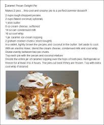Carmel Pecan Delight Pie Like Picadilly Yummy Sweets Dessert Recipes Easy Desserts