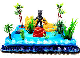 When you purchase a digital subscription to cake central magazine, you will get an instant and automatic download of the most black panther themed cake. Super Hero Avengers Black Panther Themed Birthday Cake Topper Featuring Black Panther And Decorative Accessories Buy Online In Andorra At Andorra Desertcart Com Productid 113325605