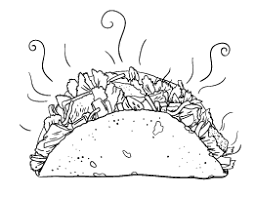 Taco Coloring Page Food Coloring Pages Dragons Love Tacos Dragons Love Tacos Party