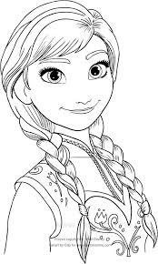 Disegno Da Colorare Di Anna In Primo Piano Disegni Da Colorare Disegni Da Colorare Lego Disegni Dei Personaggi Disney