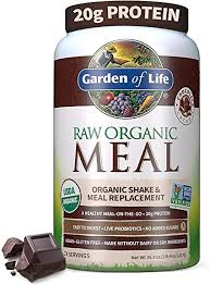 Amazon.com: Garden of Life Raw Organic Meal Replacement Shakes - Chocolate  Plant Based Vegan Protein Powder, Pea Protein, Sprouts, Greens, Probiotics,  Dairy Free All in One Shake for Women and Men, 28