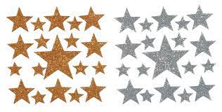 Darice Foamies Glitter Star Stickers Assorted Sizes 38 Pieces Walmart Com Gold Glitter Stars Star Stickers Glitter Stars