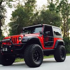 Black And Red Jeep Red Black Jeep Jeep Cars Dream Cars Jeep Four Door Jeep