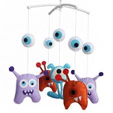 Crib bedding sets the tone and style of a nursery. Blancho Bedding Alien Monster Baby Crib Mobile Lovely Music Mobile Crib Toys