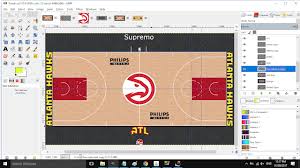 Six new nba court designs revealed, plus one more on the way. Atlanta Hawks Court Update 05 01 2017 Nba 2k14 At Moddingway