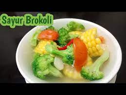 Sayur kunci bayam (bening) langkah memasak 2 foto. Resep Sayur Bening Brokoli Sayur Bening Youtube