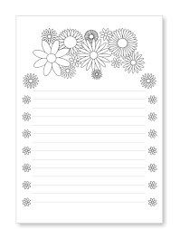 Schicken sie ihre briefe auf schönem briefpapier, dass den betrachter auf die adventszeit einstimmt. Blumenbriefpapier Zum Ausdrucken Mit Bluten
