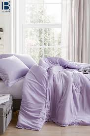 Super Soft Luxury Plush And Fashionable Light Purple Shade Oversized Twin Xl Queen Or King Comforter Purple Bedding Comforters College Bedding Sets