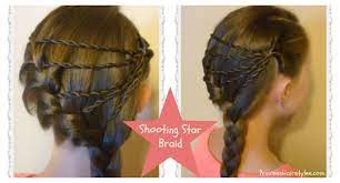 Shooting Star Braid Hairstyle Tutorial Formal Hairstyles For Long Hair Braided Hairstyles Tutorials Braided Hairstyles