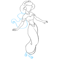 Follow along to learn how to draw disney princess jasmine cute step by step. How To Draw Princess Jasmine From Disney S Aladdin Really Easy Drawing Tutorial