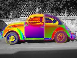 Colorful Vw Bug Dare To Be Different Vw Bug Volkswagen Vw Beetles