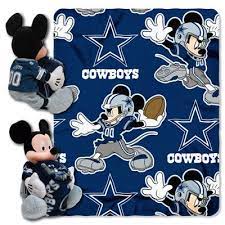 Dallas Cowboys Disney Mickey Mouse Plush Blanket Set Fleece Throw Cowboys Nfl Dallas Dallas Cowboys Blanket Nfl Dallas Cowboys Cowboys