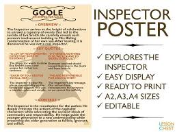 An Inspector Calls Poster Inspector Calls An Inspector Calls Revision An Inspector Calls Quotes