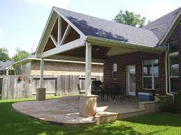 Yes You Can Have That Custom Patio And Deck Cornerstone Carpenter Call Today 281 890 6474 Covered Patio Design Patio Roof Extension Ideas Patio