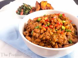 It is prepared with unripe or ripe plantain, but you can combine both ripe and unripe plantain to achieve a faint sugary taste. Nigerian Beans Porridge The Pretend Chef