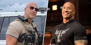 A photo of police officer eric fields went viral on social media after several people drew comparisons of him and the people's champ. Ldk6v41fv9rmdm