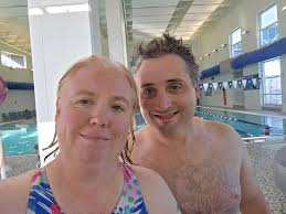 Water workout for sore knees in walking group