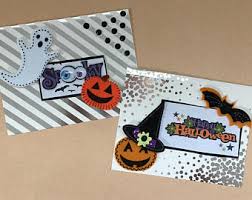 As much as i enjoy it, i don't have a lot of time to devote to it. Diy Halloween Card Etsy