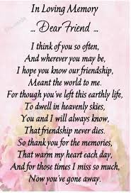In Loving Memory Card Keepsake Grave Flower Friend In Loving Memory Friends Quotes Memories