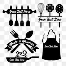 Cooking Tool Set Element Kitchen Monogram Kitchen Tool Set Png And Vector With Transparent Background For Free Download Cooking Tool Set Kitchen Icon Food Logo Design Inspiration