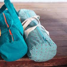 Sac Polochon Toile Helium Bleu Petit Pan Vivre En Multicolore Sac Polochon Sac Bleu