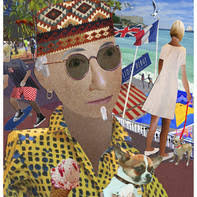 Tropical tree house Mixed Media by John Knights