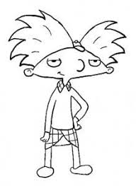 Nickelodeon How To Draw Arnold From Hey Arnold Cartoon Coloring Pages Drawing Cartoon Characters 90s Cartoon Characters