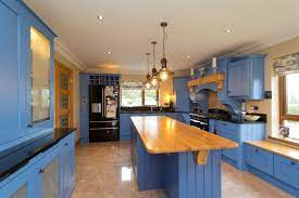 Kitchen cabinets all departments alexa skills amazon devices amazon fresh amazon global store amazon pantry amazon warehouse apps & games baby beauty black friday sale books car & motorbike cds & vinyl classical music. Painted Kitchen In Lulworth Blue 89 Oak Island Worktop And Jet Transitional Kitchen Dublin By Jd Kitchens Interiors Houzz Uk