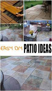 Easy Diy Patio Ideas Diy Patio Patio Design Backyard