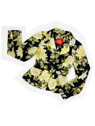 #floral #floral print #90s floral. Vivienne Westwood 90s Floral Print Peplum Jacket James Veloria