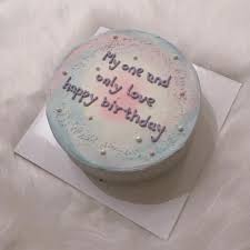 Birthday cake for boyfriend images pictures and. Rose Colored Boy Birthday Cake For Boyfriend Korean Cake Cake Designs Birthday