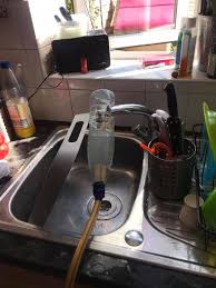 to fill paddling pool via kitchen sink