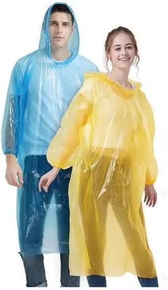 Buy Unisex Disposable Rain Card | Smallest Pocket Size Waterproof Emergency Raincoat | Lightweight Pocket Rainwear for Men, Women, Travel, Biking, Hiking & Outdoor Use, Pack of 24 at Amazon.in