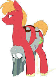 1011636 - explicit, artist:whydomenhavenipples, color edit, edit, big  macintosh, marble pie, earth pony, pony, g4, hearthbreakers, my little pony:  friendship is magic, bedroom eyes, belly riding, bondage, bound together,  chest fluff, colored,