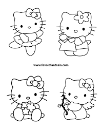Hello Kitty Da Colorare Favole E Fantasia