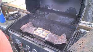 Adding Bbq Smoke Box For A Gas Grill Youtube