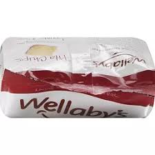 Split pita bread rounds in half horizontally; Wellabys Pita Chips Gluten Free Cinnamon Sugar Shop Price Cutter