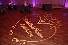 Monogram Gobo Light Projection Wedding Dj Boston Ma Wedding Disc Jockey Disc Jockey Service