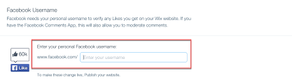 Their social profiles will show up if privacy is set to public. Wix Editor Adding Your Facebook Username To The Social Settings Help Center Wix Com