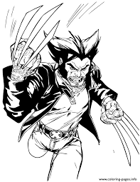 Lego thor coloring pages with iron many and wolverine. Fortnite Wolverine Coloring Pages Printable Novocom Top