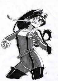 I made a fanart of Tsuyu Asui from the manga Boku no Hero Academia