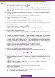 Cbse Sample Paper Class 9 Science Set 6 Solution