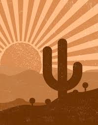 Desert Wall Art Rising Sun Desert Print Sunshine Print Etsy Art Boho Wall Art Sunburst Art